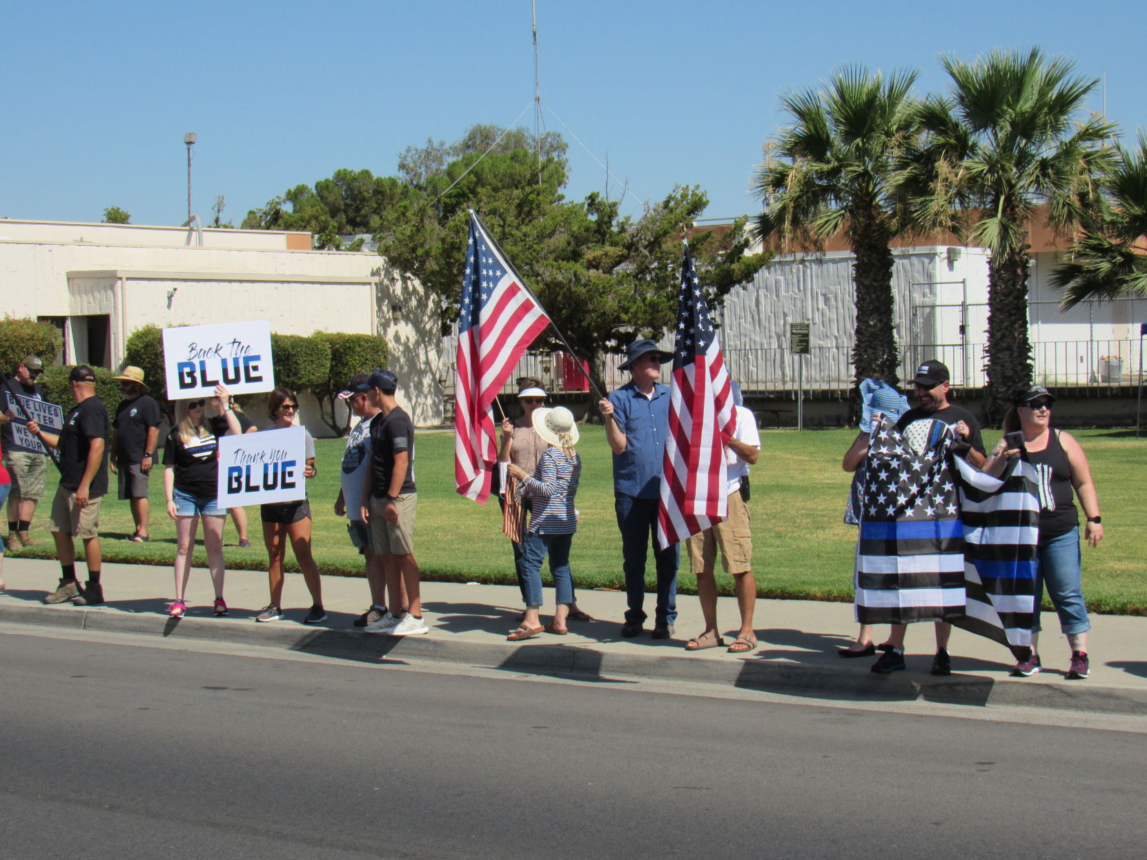 Back the Blue Rally